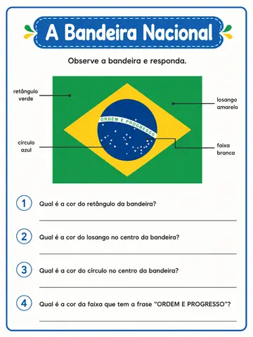 Folha A Bandeira Nacional