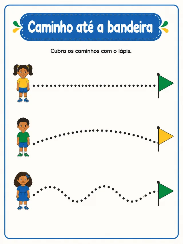 Atividade de tracejado