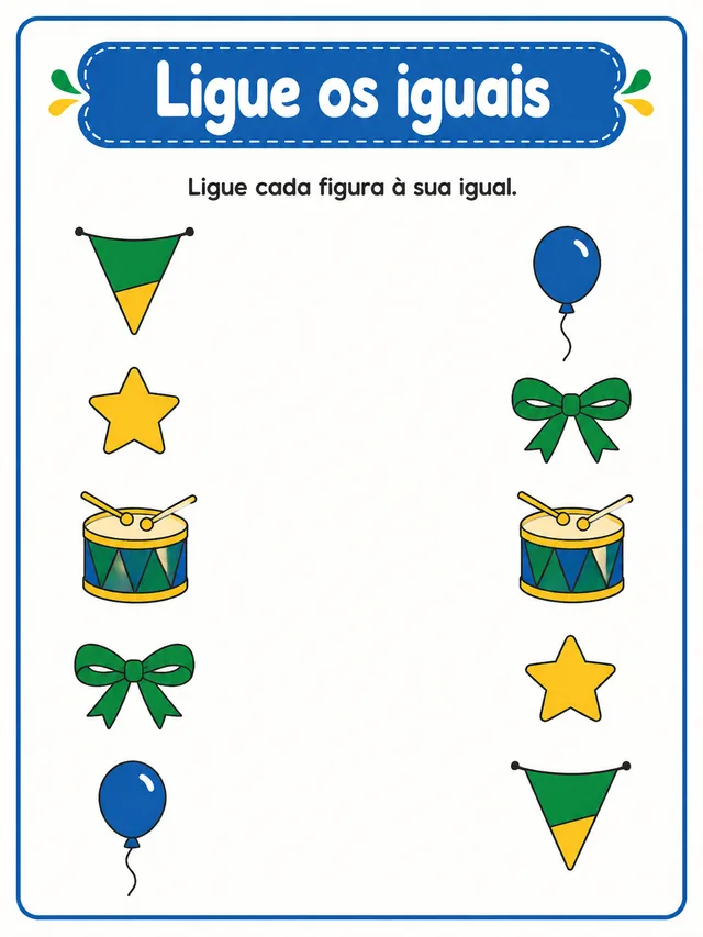Ligue os iguais
