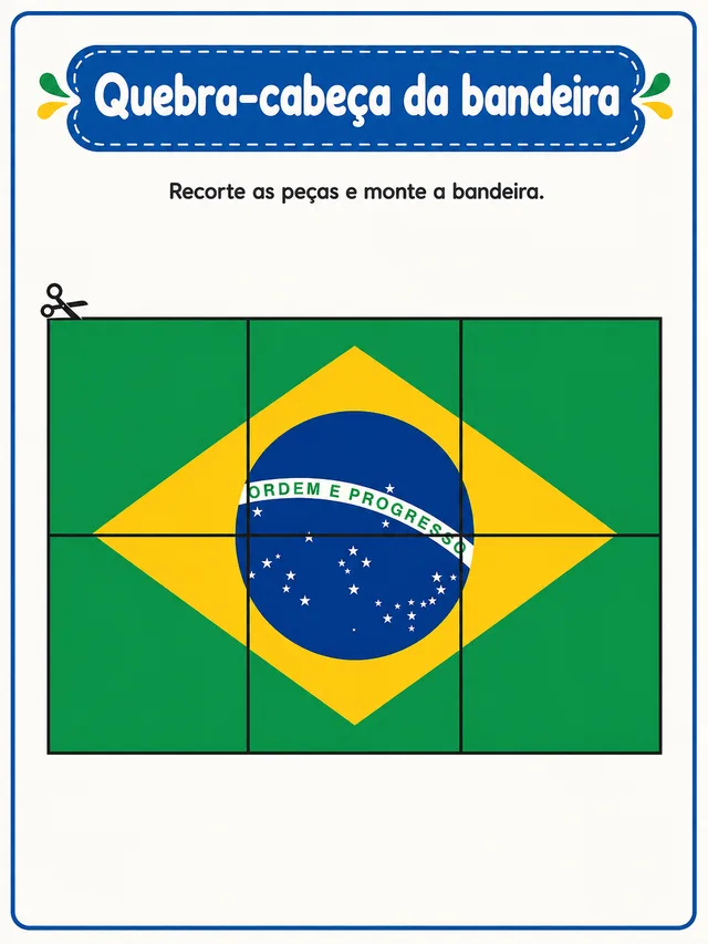 Quebra-cabeça da bandeira