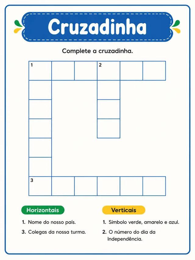 Cruzadinha da Semana da Pátria