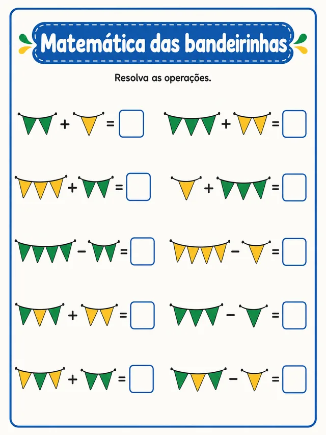 Atividade de matemática temática