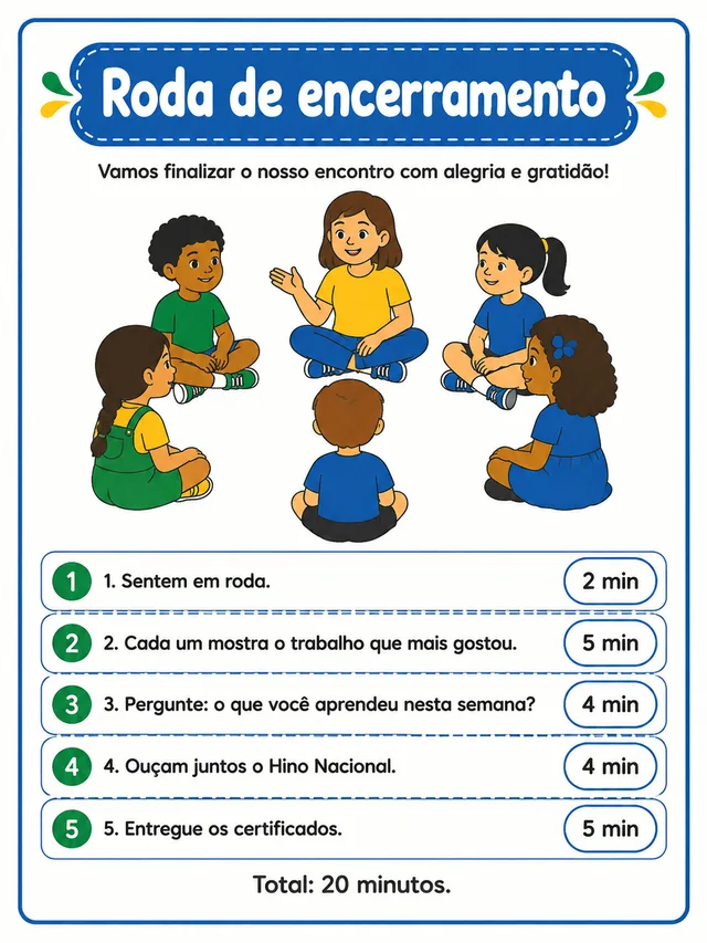 Atividade de roda
