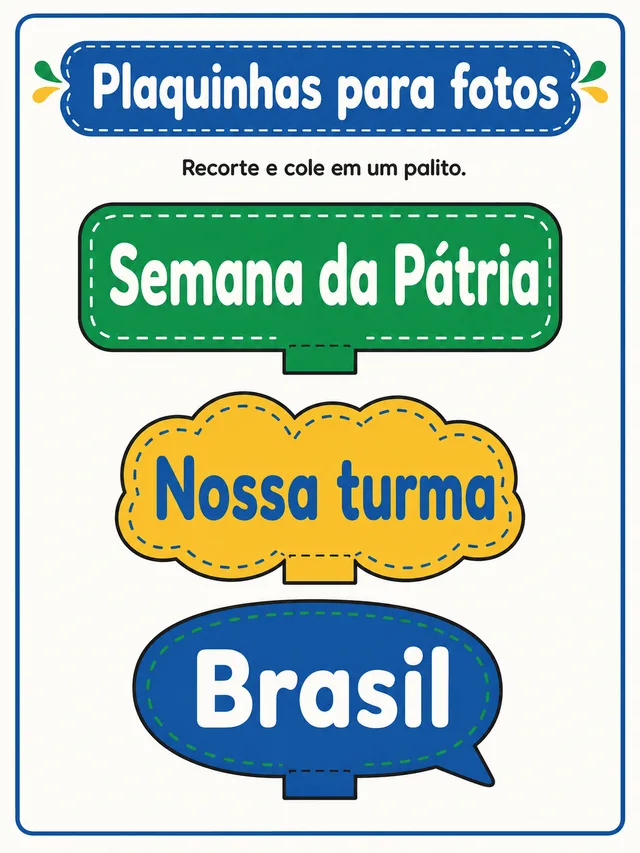 Plaquinhas decorativas