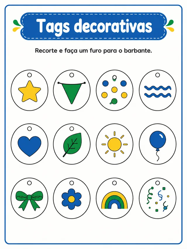 Tags decorativas