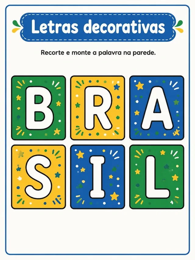 Letras decorativas